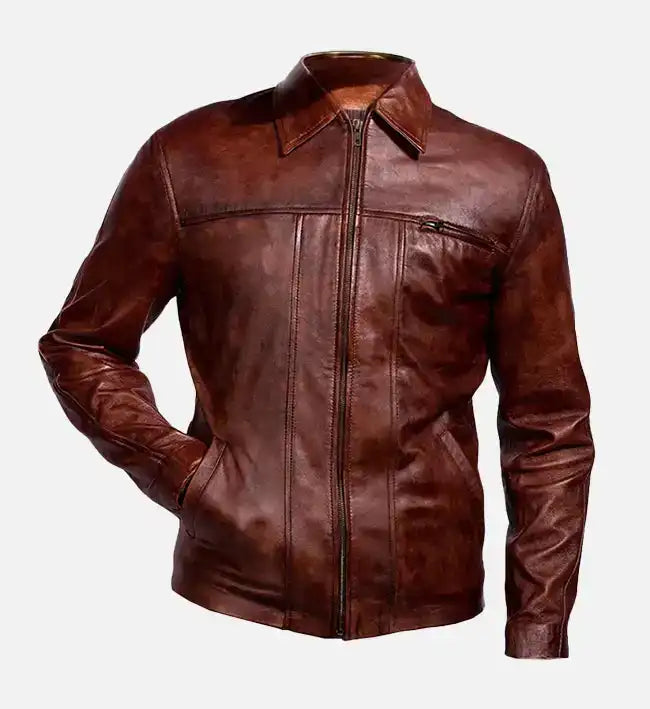 Inception Cobb Brown Leather Jacket