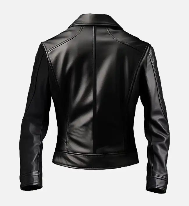 Women's Dasha Black Leather Jacket