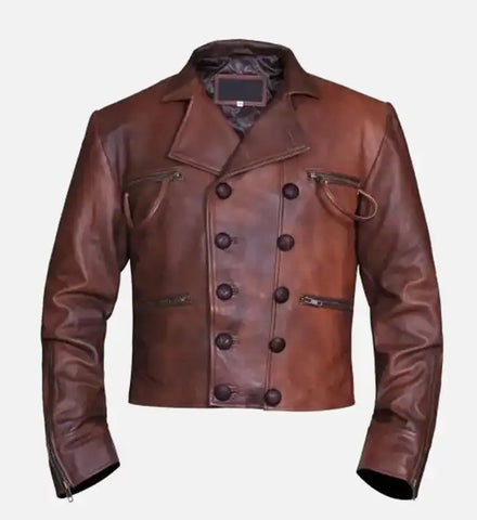 Aquaman Justice League Brown Leather Jacket