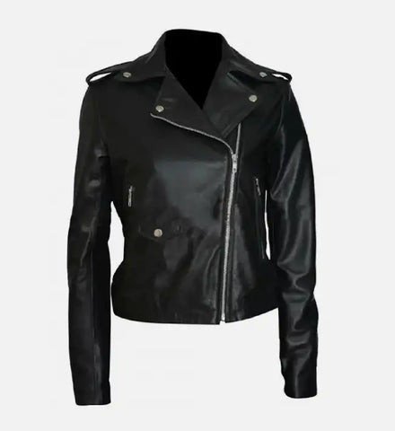 Jessica Jones Stylish Black Leather Jacket