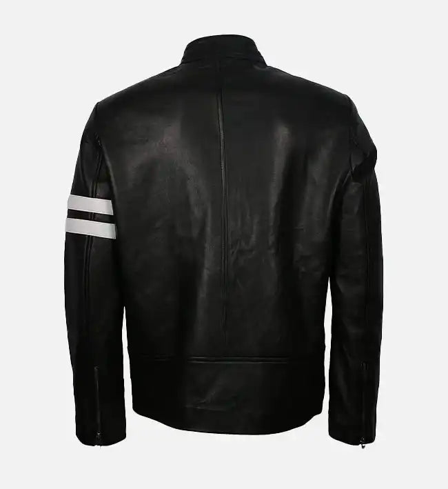 Driver San Francisco John Tanner Black Biker Leather Jacket