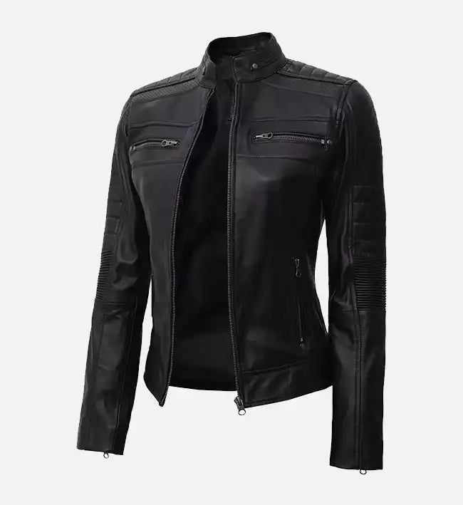 Sons of Anarchy Black Biker Leather Jacket