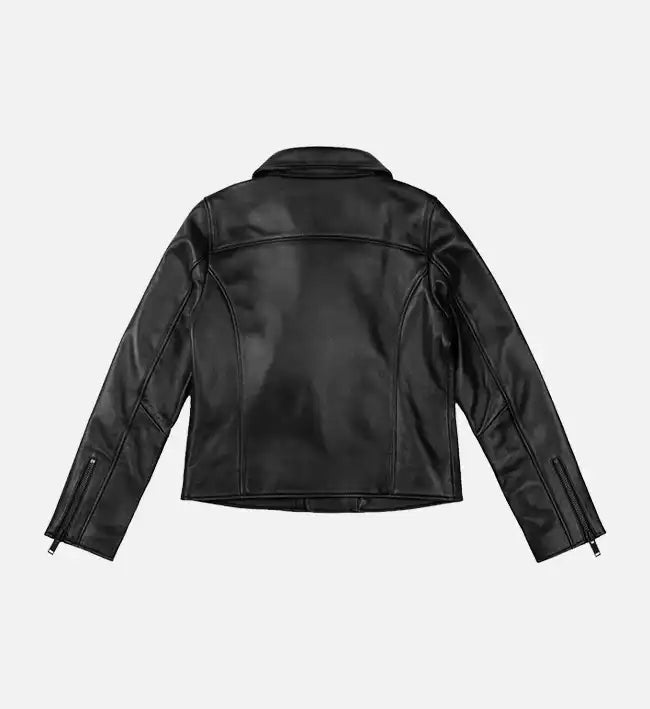 Women’s Black Motorcycle Jacket