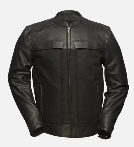 Z1R Munition Black Leather Jacket